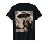 Bigfoot Evidence Photo Divertente Alien UFO Abduction Sasquatch Maglietta