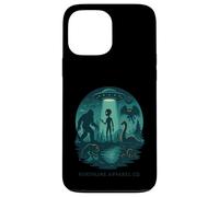 Bigfoot Foresta Incontro Retro Art Custodia per iPhone 13 Pro Max