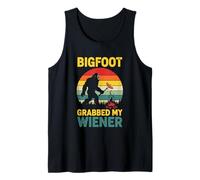 Bigfoot ha afferrato Il Mio Campeggio Wiener Sasquatch Canotta