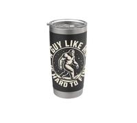 Bigfoot Hard to Find Sasquatch Cryptid divertente regalo per escursioni Bicchiere termico in acciaio inox doppia parete