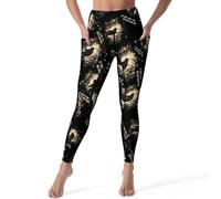 Bigfoot If They Ask You Never Saw Me Leggings da donna a vita alta pantaloni da yoga con tasche per corsa e allenamento, Stile:, L