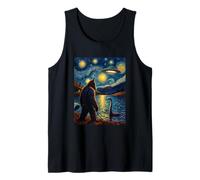 Bigfoot Incontro UFO Mistico Van Gogh Extraterrestre Canotta