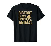 Bigfoot Is My Spirit Animal Funny Sasquatch Retro Design Maglietta