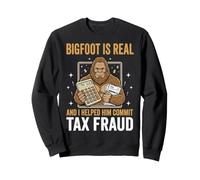 Bigfoot Is Real And I Helped Him Commit Tax Fraud Sasquatch Felpa