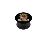 Bigfoot Is Real And I Helped Him Commit Tax Fraud Sasquatch PopSockets PopGrip Adesivo