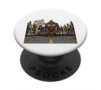 Bigfoot Keep Out - Divertente criptide che avverte il mostro della foresta PopSockets PopGrip Adesivo