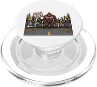 Bigfoot Keep Out - Divertente criptide che avverte il mostro della foresta PopSockets PopGrip per MagSafe