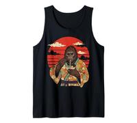 Bigfoot Kimono Ramen Giapponese Sasquatch Art Uomini Donne Bambini Canotta