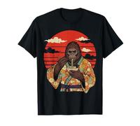 Bigfoot Kimono Ramen Giapponese Sasquatch Art Uomini Donne Bambini Maglietta