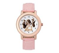 Bigfoot Let's Rock - Orologio da polso da donna, alla moda, con cinturino morbido, regalo per compleanni, San Valentino, Stile:, regular, MHXYZHW