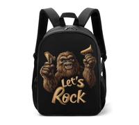 Bigfoot Let's Rock, zaino casual da viaggio, borsa a tracolla per donne e uomini