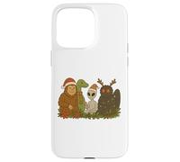 Bigfoot Loch Ness Monster Mothman Alien Cryptid Christmas Custodia per iPhone 15 Pro Max