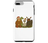 Bigfoot Loch Ness Monster Mothman Alien Cryptid Christmas Custodia per iPhone 7 Plus/8 Plus