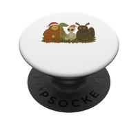 Bigfoot Loch Ness Monster Mothman Alien Cryptid Christmas PopSockets PopGrip Adesivo