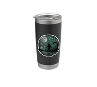 Bigfoot Loch Ness Mostro Nessie Sasquatch UFO Divertente Alieni Bicchiere termico in acciaio inox doppia parete