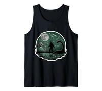 Bigfoot Loch Ness Mostro Nessie Sasquatch UFO Divertente Alieni Canotta