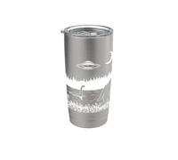 Bigfoot Loch Ness Mostro Nessie UFO Alien Lover Cryptid Bicchiere termico in acciaio inox doppia parete