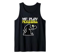 Bigfoot Lover Sasquatch Yeti Funny Me Gioca a Pickleball Canotta