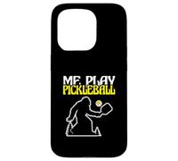 Bigfoot Lover Sasquatch Yeti Funny Me Gioca a Pickleball Custodia per iPhone 15 Pro