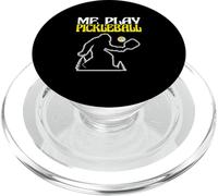 Bigfoot Lover Sasquatch Yeti Funny Me Gioca a Pickleball PopSockets PopGrip per MagSafe