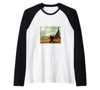 Bigfoot - Maglietta Bigfoot alla Ricerca di Vincent Van Gogh Maglia con Maniche Raglan