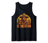 Bigfoot Messicano Sasquatch El Squatcho Deserto Umorismo criptidico Canotta