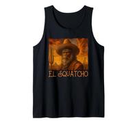 Bigfoot Messicano Sasquatch El Squatcho Deserto Umorismo criptidico Canotta