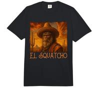 Bigfoot Messicano Sasquatch El Squatcho Deserto Umorismo criptidico Comfort Colors Adult Heavyweight T-Shirt