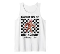 Bigfoot mi ha visto ma nessuno gli crede divertente ragazza sasquatch Canotta