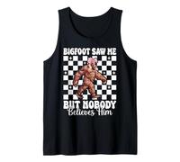 Bigfoot mi ha visto ma nessuno gli crede divertente ragazza sasquatch Canotta