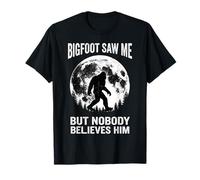 Bigfoot Mi ha Visto ma Nessuno Gli Crede Divertente Sasquatch Maglietta