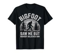 Bigfoot mi ha visto ma nessuno gli crede - Funny Sasquatch Men Maglietta