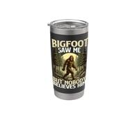 Bigfoot mi ha visto ma nessuno gli crede - Sasquatch Bicchiere termico in acciaio inox doppia parete