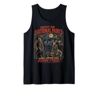 Bigfoot Mothman Protegge Le Leggende criptiche dei Nostri parchi Nazionali Canotta