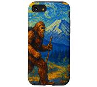 Bigfoot Mount St Helens in stile di Notte stellata di Van Gogh Custodia per iPhone SE (2020) / 7/8