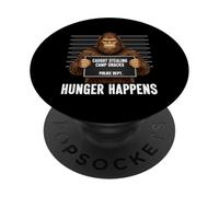 Bigfoot Mugshot sorpreso a rubare snack da campo La fame accade PopSockets PopGrip Adesivo