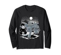Bigfoot Ness Mothman Wendigo Mostri Carino Cryptid Maglia a Manica