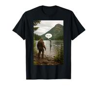 Bigfoot Nessie Bruh Divertente Criptozoologia Lago Mostro Maglietta