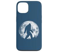 Bigfoot Night Stroll! Cool Full Moon & Trees Sasquatch Custodia per iPhone 13