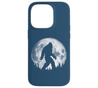 Bigfoot Night Stroll! Cool Full Moon & Trees Sasquatch Custodia per iPhone 14 Pro