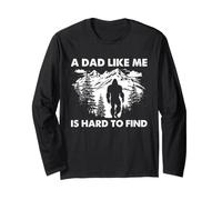 Bigfoot Papa Un papà Come Me è Difficile Trovare Padre Scherzo Maglia a Manica