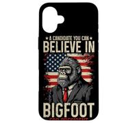 Bigfoot per le elezioni presidenziali 2024 Funny Vote Sasquatch USA Custodia per iPhone 16 Plus