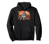 Bigfoot Pilgrim Turkey Boys Men Thanksgiving Day Felpa con Cappuccio