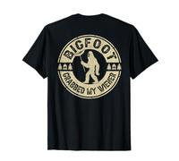 Bigfoot retrò Divertente, Bigfoot afferrato Il Mio Wiener (sul Dietro) Maglietta