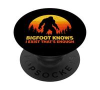 Bigfoot sa che esisto abbastanza Sasquatch Vintage PopSockets PopGrip Adesivo