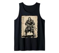 Bigfoot Samurai Katana Giapponese Sasquatch Cryptid Vintage Canotta