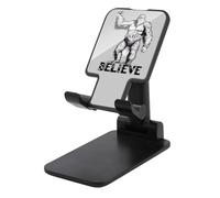 Bigfoot Sasquatch Believe - Supporto pieghevole per telefono cellulare, regolabile, da scrivania, accessorio da viaggio, 16,5 x 8,9 x 6,3 cm