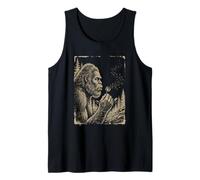 Bigfoot Sasquatch Che soffia Il Dente di Leone Desiderio Cryptid Canotta