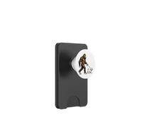 Bigfoot - Sasquatch divertente con cane maltese PopSockets PopWallet per MagSafe