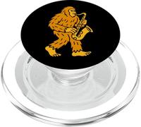 Bigfoot Sasquatch - Fascia per strumenti per sassofono contralto PopSockets PopGrip per MagSafe